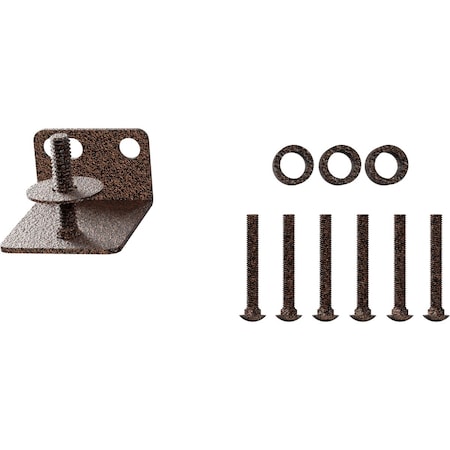 Ekena Millwork Barnfold 2-Door Adapter Kit, Copper Vein GB6007M4K2CV